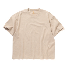 BATONER / バトナー | MERIYASU T-SHIRT HEAVY (PACK) (メンズ) - WIDE - Heather Beige