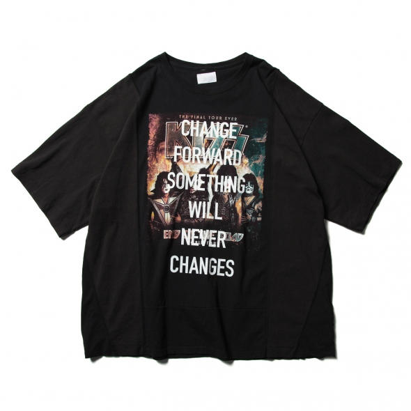 CHANGES / チェンジーズ | CH1008 REMAKE S/S Tshirt - Black - 6 