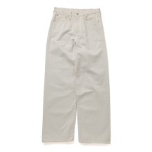 HAND ROOM / ハンドルーム | BAGGY FIT 5POCKET JEANS - Off White