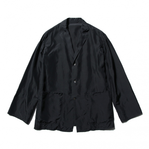 COMOLI / コモリ | シルク シャツジャケット - Navy | 通販 - 正規取扱