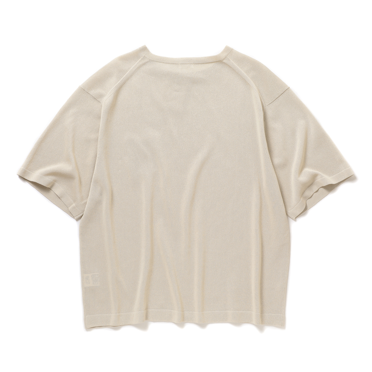 crepuscule / クレプスキュール | Washi Knit T-Shirt - Oatmeal 