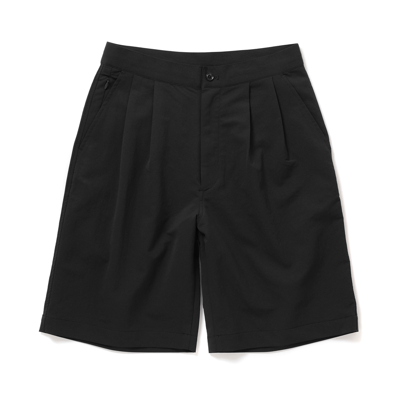 nanamica / ナナミカ | ALPHADRY Double Pleats Shorts - Black