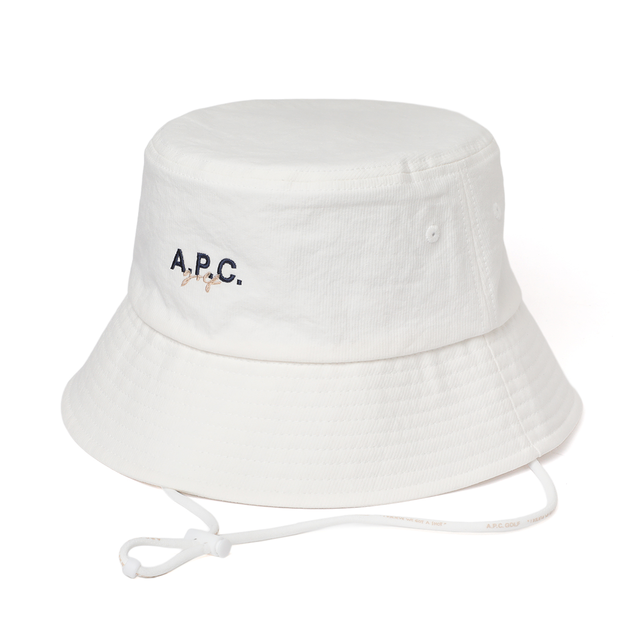 A.P.C. golf ホワイト バケットハット A.P.C. GOLF / アーペーセー ゴルフ | Jean バケットハット - White