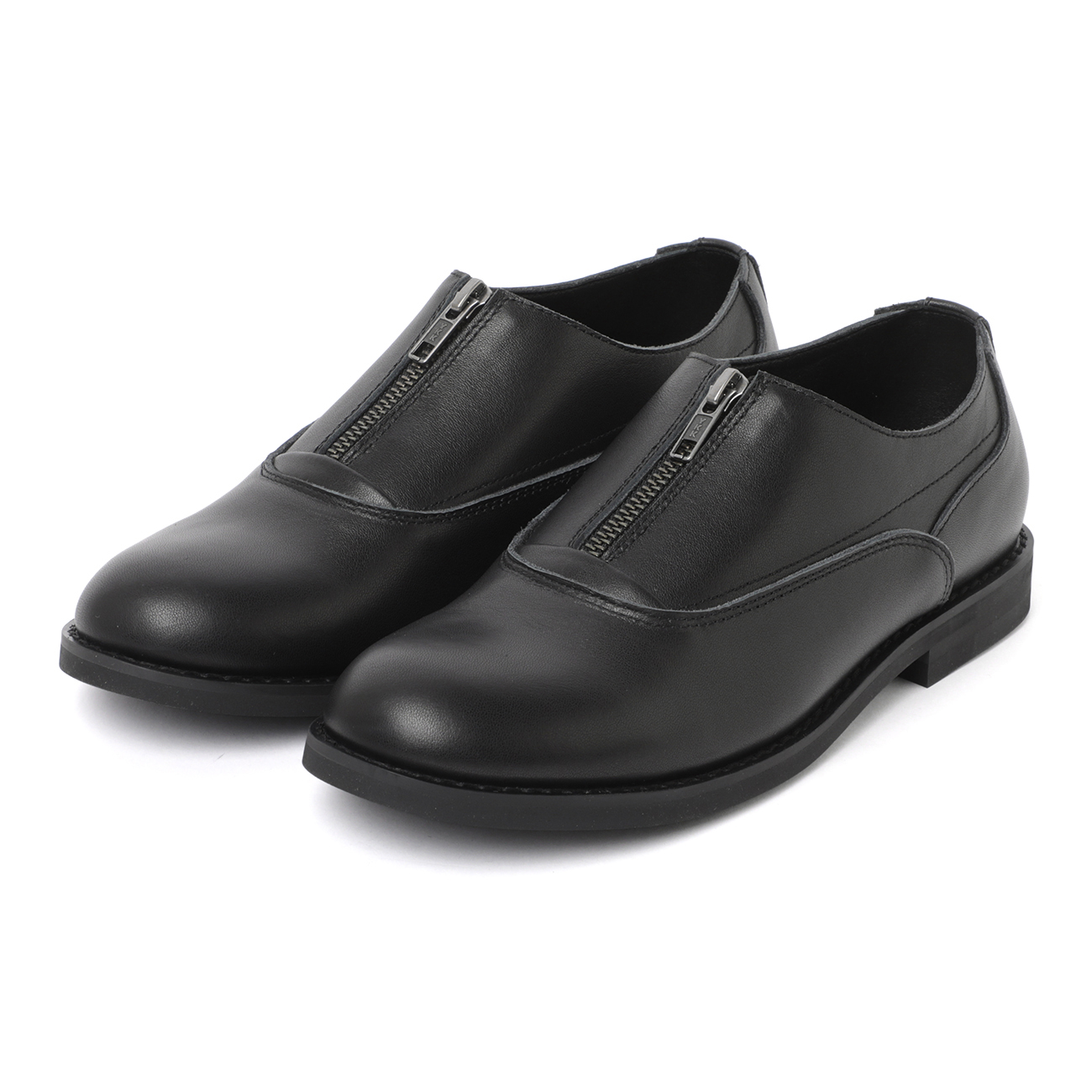 t*m様 新品未使用・24cm MOLLE SHOES（モールシューズ） molle shoes / モールシューズ | CENTER ZIP OXFORD - Black | 通販