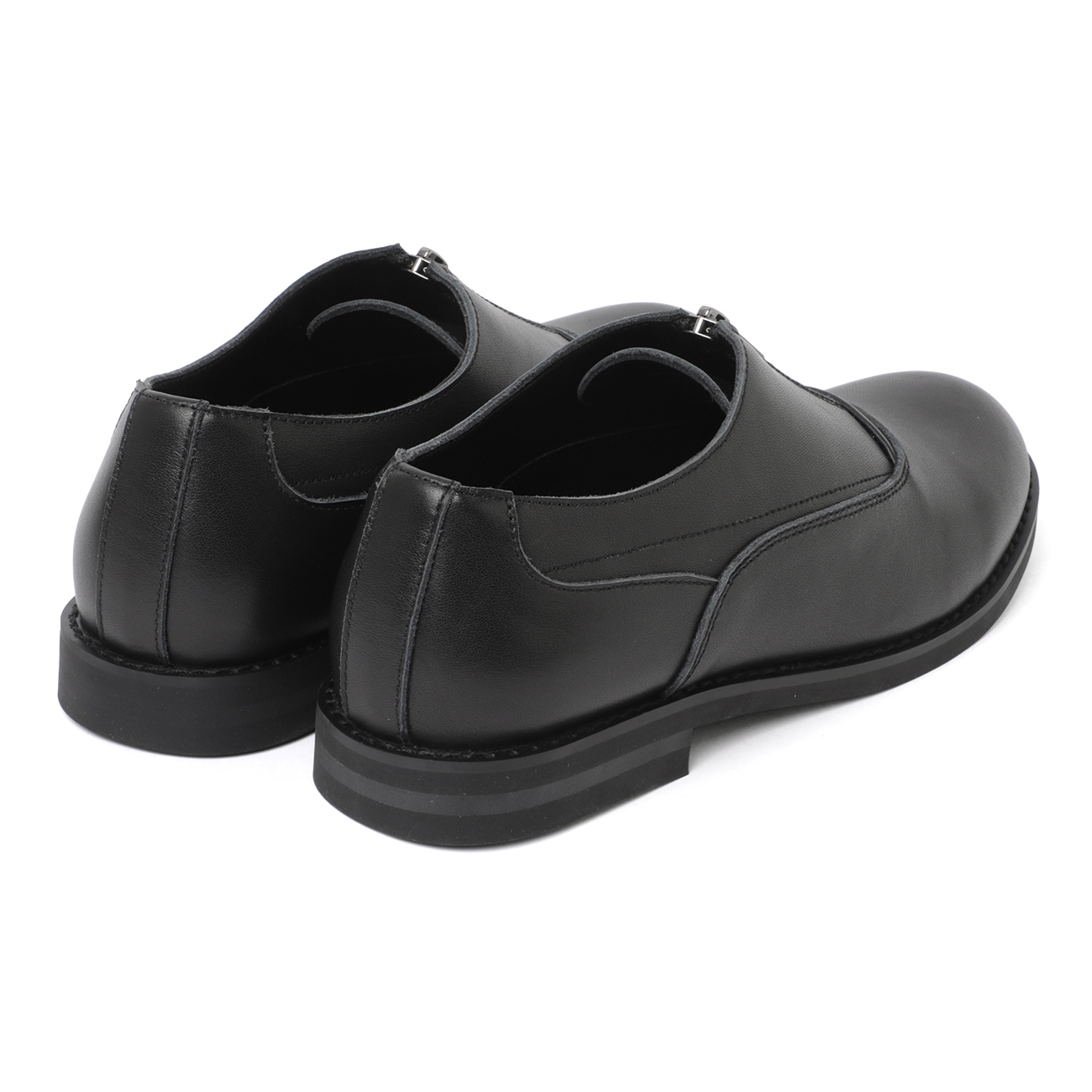 molle shoes / モールシューズ | CENTER ZIP OXFORD - Black | 通販 