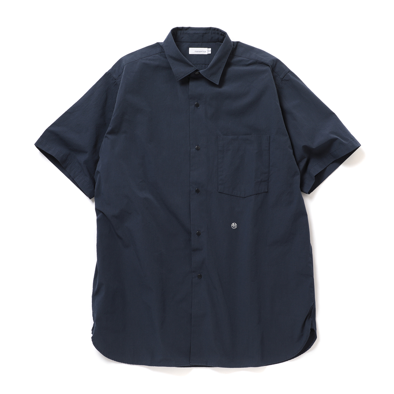 【ギフ_包装】 nanamica / ナナミカ | Regular Collar Wind S/S Shirt - Dark トップス