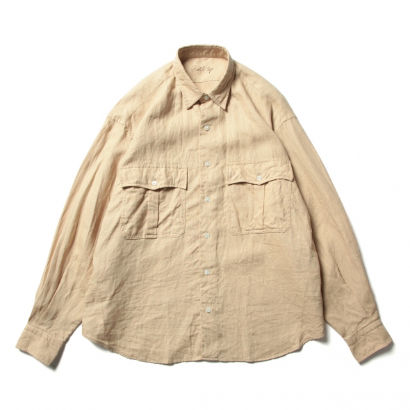 Porter Classic / ポータークラシック | ROLL UP LINEN SHIRT (FRENCH