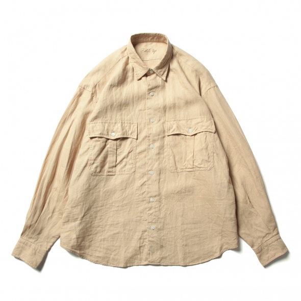 Porter Classic ROLL UP LINEN SHIRT - シャツ