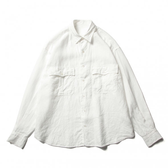 Porter Classic / ポータークラシック | ROLL UP LINEN SHIRT