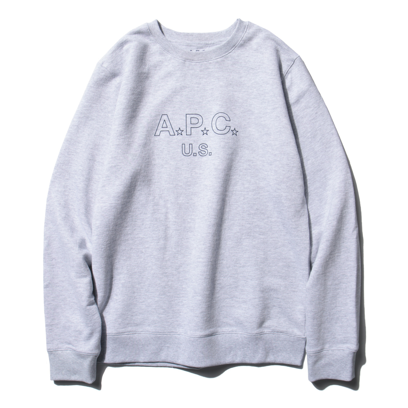 A.P.C. アーペーセー スウェット グレー S 0400725Y0041 アーペーセー A.P.C. スウェット ネイビー メンズ APC H27843