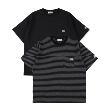 WIND AND SEA / ウィンダンシー | SEA ESS 2P POCKET S/S TEE - Black Blackborber