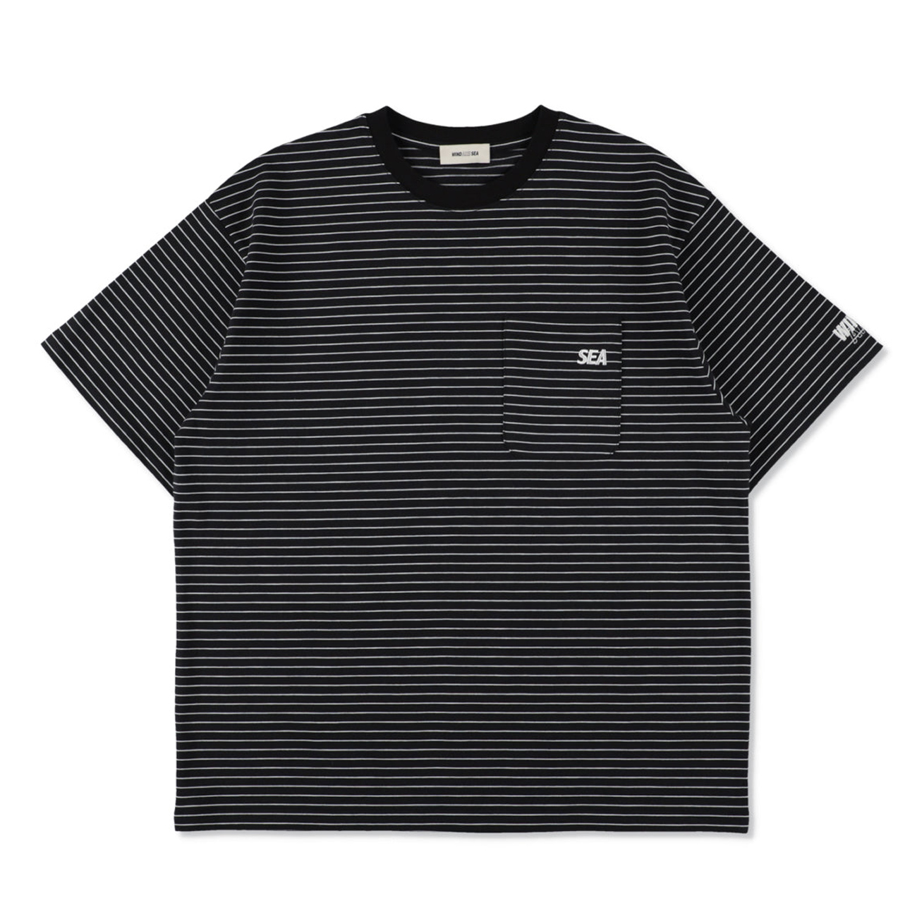 WIND AND SEA / ウィンダンシー | SEA ESS 2P POCKET S/S TEE - Black