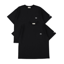 WIND AND SEA / ウィンダンシー | SEA ESS 2P POCKET S/S TEE - Black