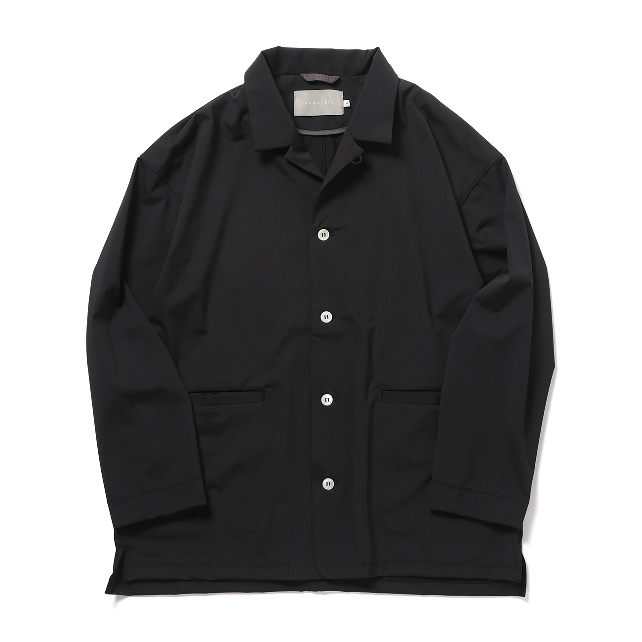 CURLY / カーリー | DRY COOL TRICOT SHIRT JACKET - Black | 通販