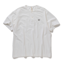 Scye / サイ | Cotton Pique Henley Neck Shirt - 005/オフシロ