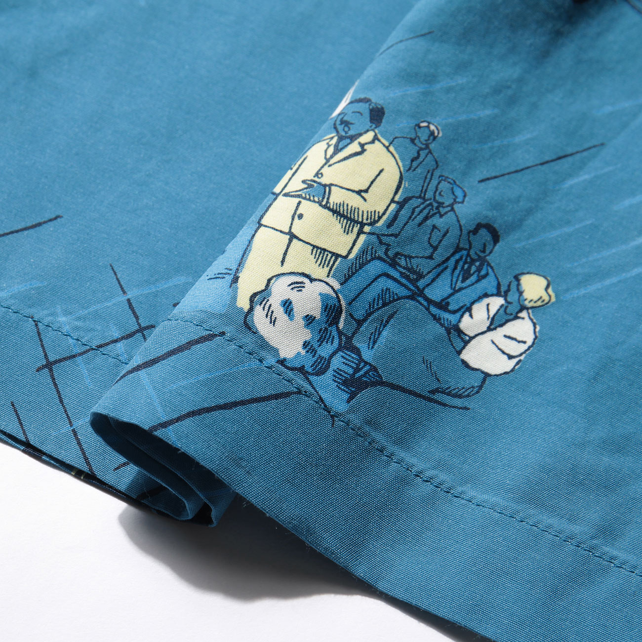 Porter Classic / ポータークラシック | FILM NOIR ALOHA SHIRT - Blue