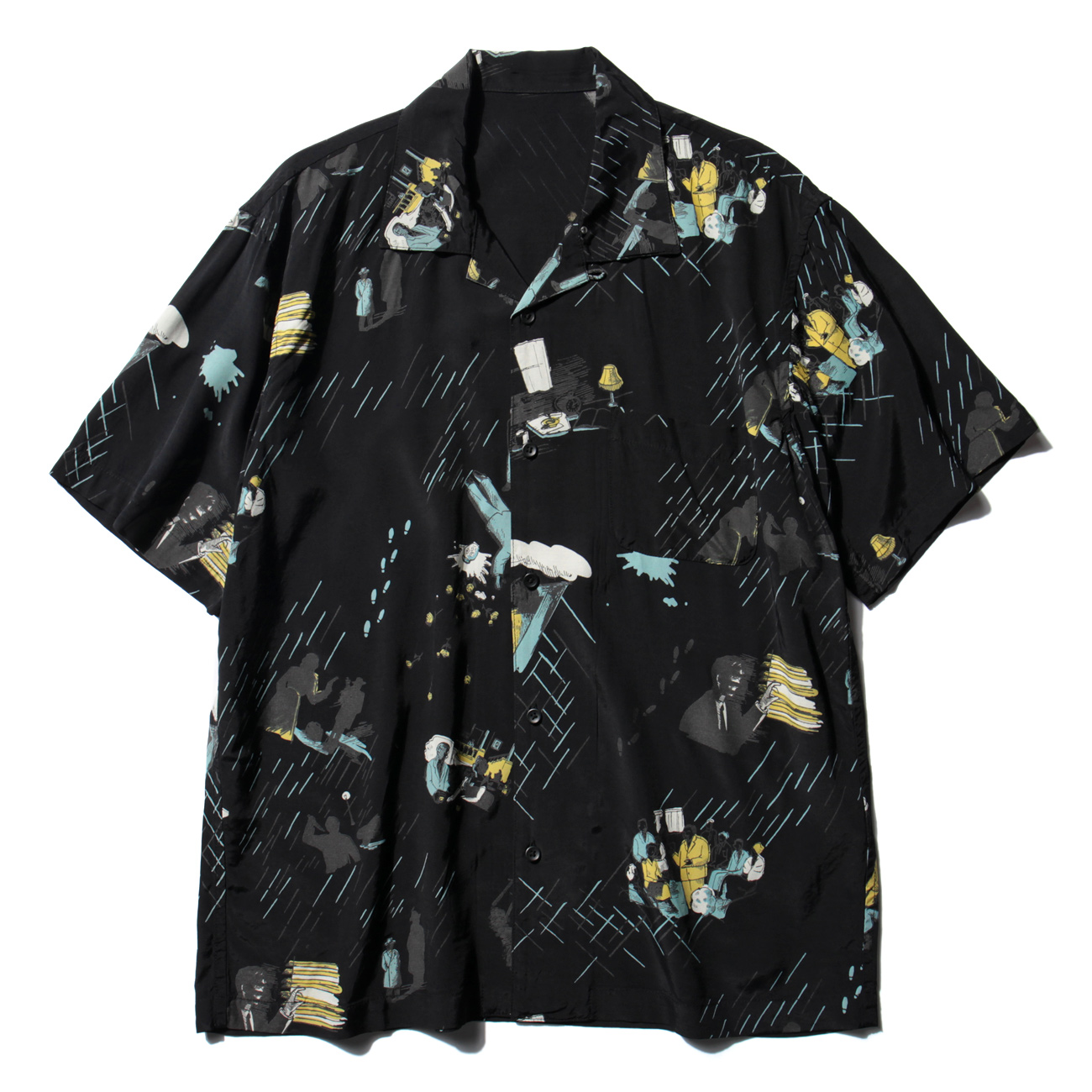 Porter Classic FILM NOIR ALOHA SHIRT