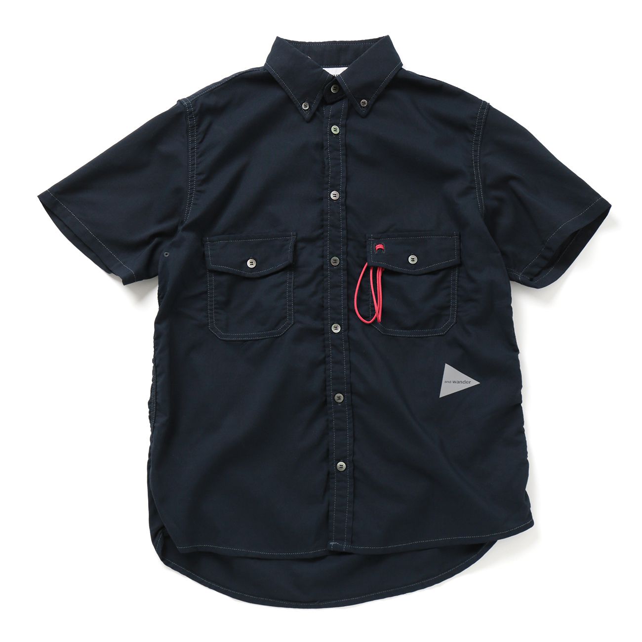 and wander / アンドワンダー | color ox short sleeve shirt (M) - Navy | 通販 - 正規取扱店  | COLLECT STORE / コレクトストア