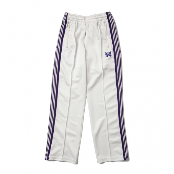 Needles / ニードルズ | Track Pant - Poly Smooth - Ice White