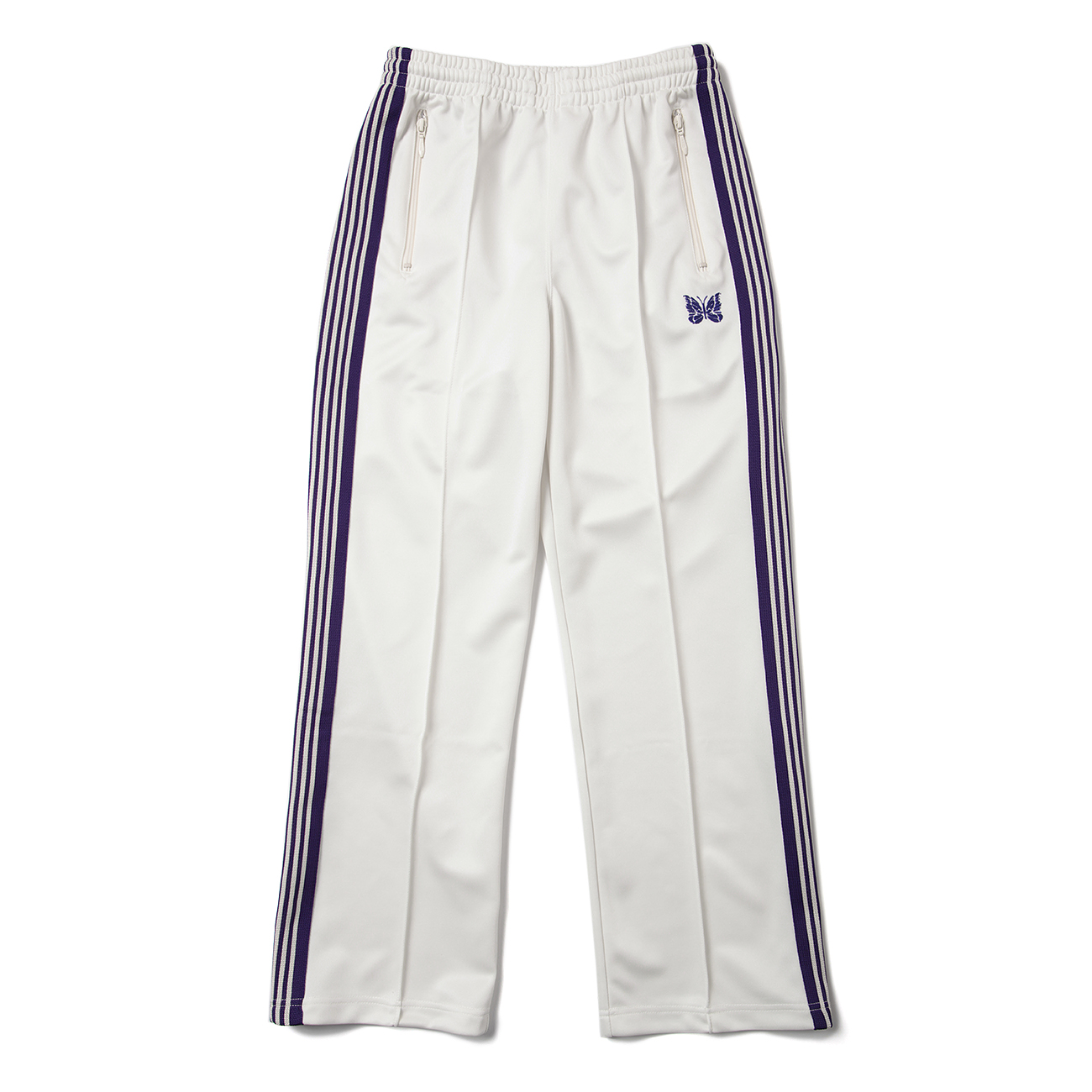 Needles / ニードルズ | Track Pant - Poly Smooth - Ice White | 通販