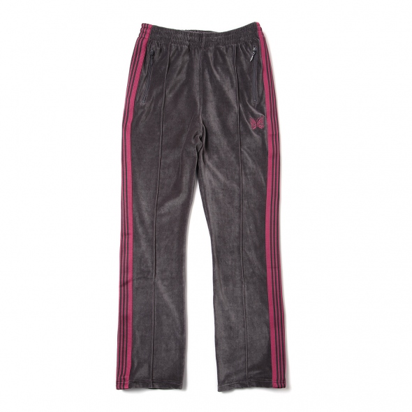 Needles / ニードルズ | Narrow Track Pant - C/PE Velour - Charcoal