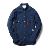 and wander / アンドワンダー | dry ox shirt (M) - White