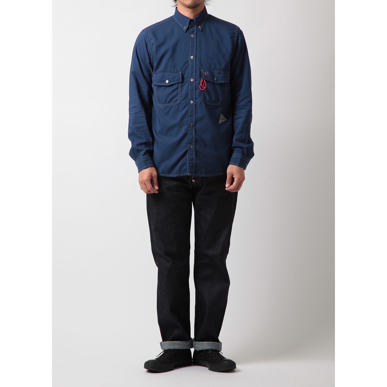 and wander / アンドワンダー|color ox shirt - Blue | 通販 - 正規 