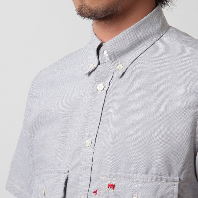 and wander - White Dry Ox Shirt | HBX - Globally Curated