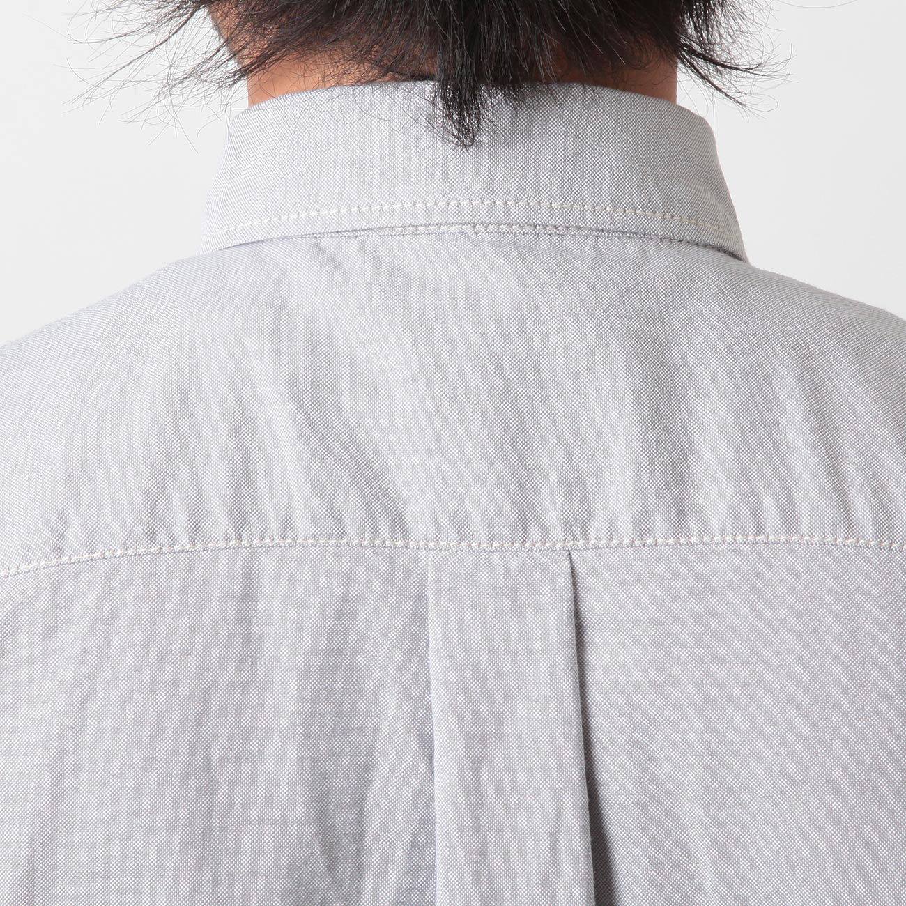 and wander / アンドワンダー|dry ox short sleeve shirt - Gray