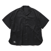 FreshService / フレッシュサービス | COOLFIBER OPEN COLLAR S/S SHIRT - Black