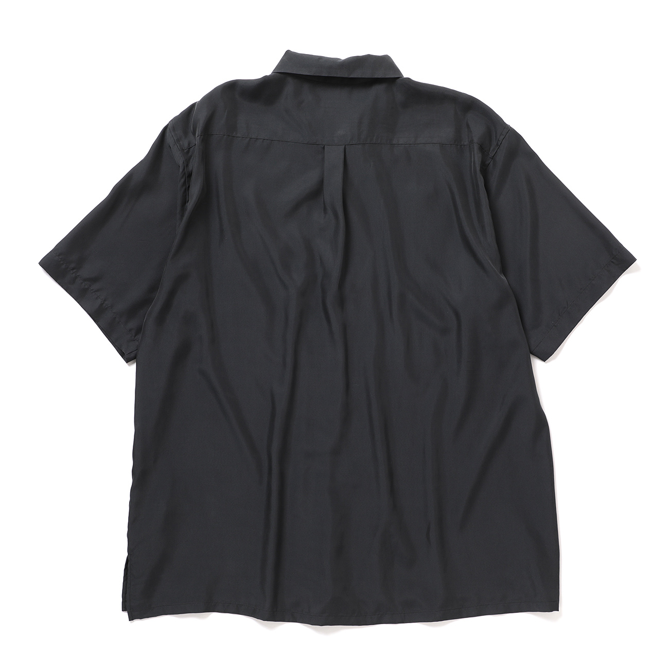 ssstein / シュタイン | CUPRO TWILL OVERSIZED OPEN COLLAR SS SHIRT