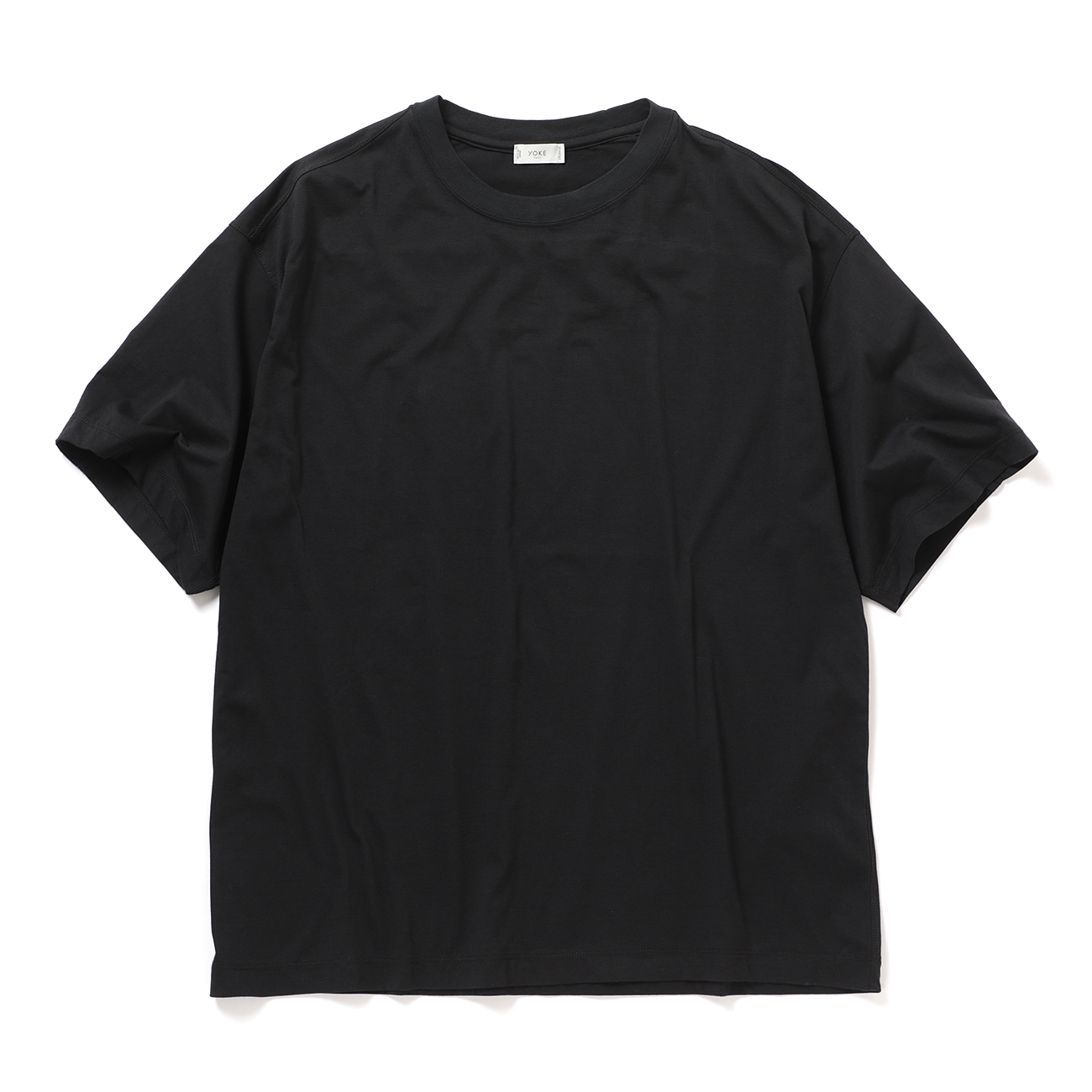 YOKE / ヨーク | 46G Suvin Cotton YOKE T-shirt - Black | 通販