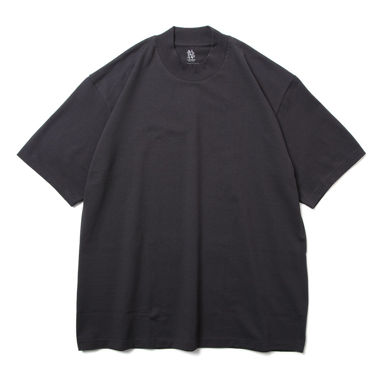 BATONER モックネック サマーニット ネイビー モックネックセーター｜ネイビー