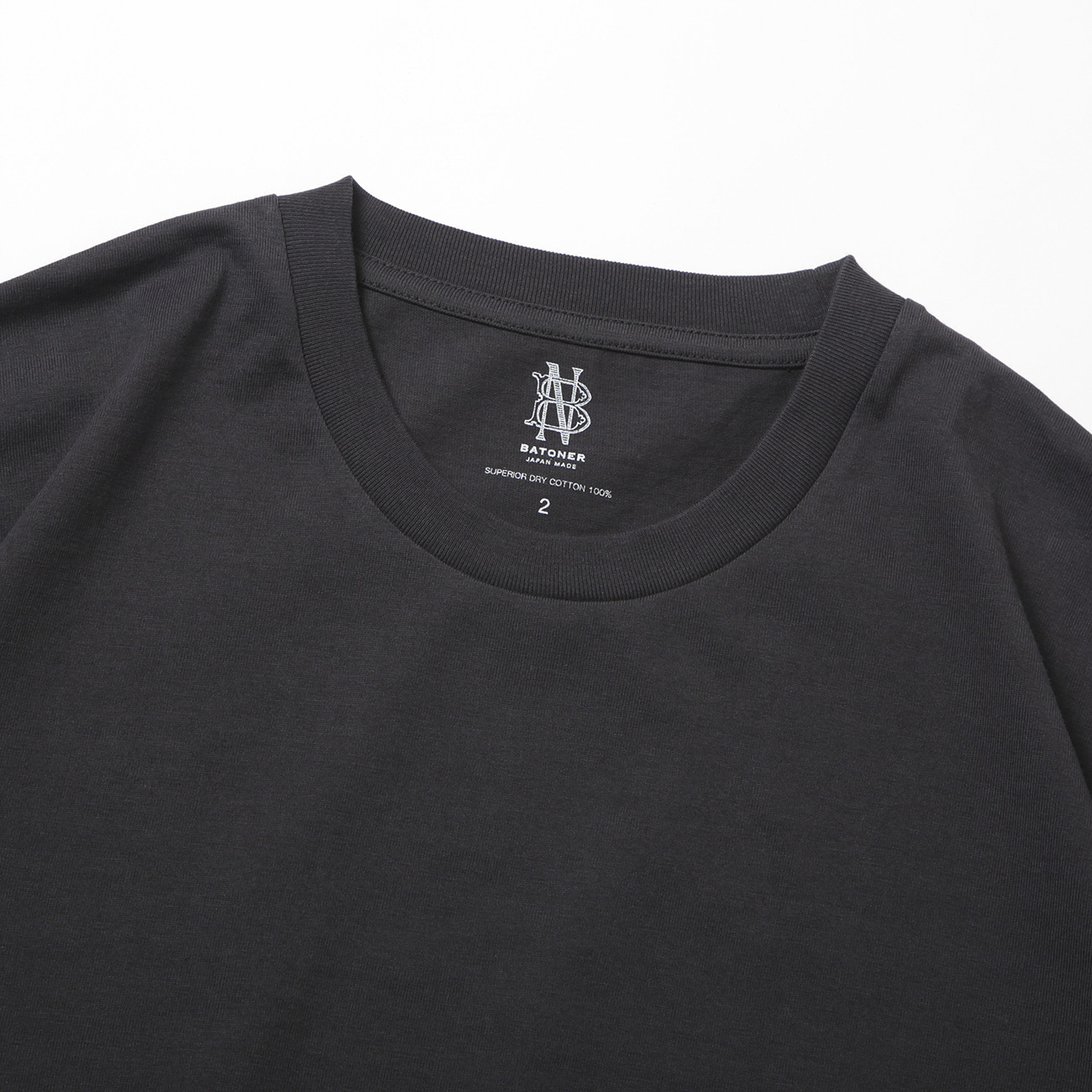 BATONER / バトナー | MEN PACK TSHIRT (PACKAGE) (メンズ) - Charcoal 