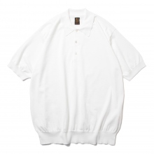 BATONER / バトナー | SEAISLAND COTTON POLO SHORT SLEEVE (メンズ) - White