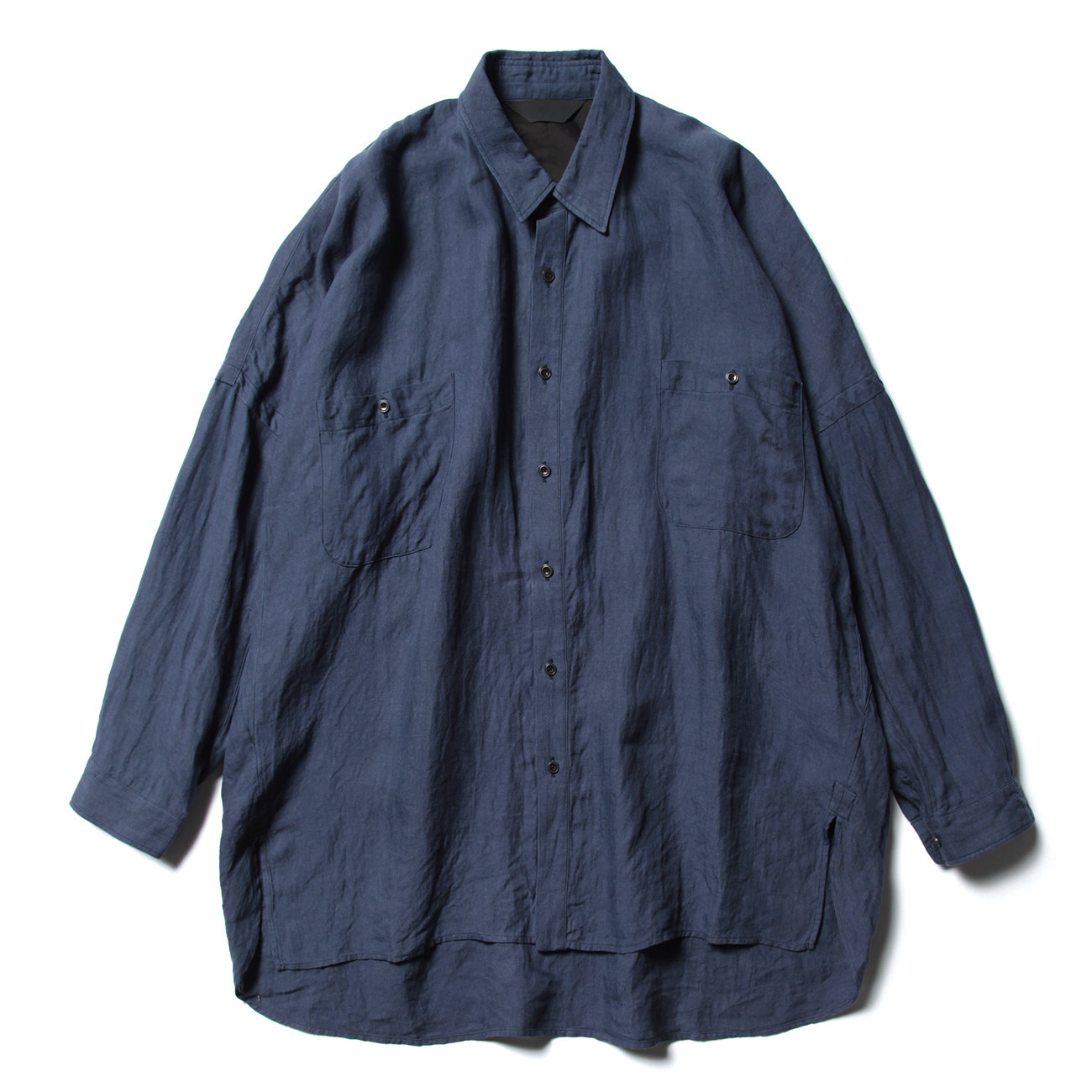 SH-1 DRAPE SHIRT - Navy