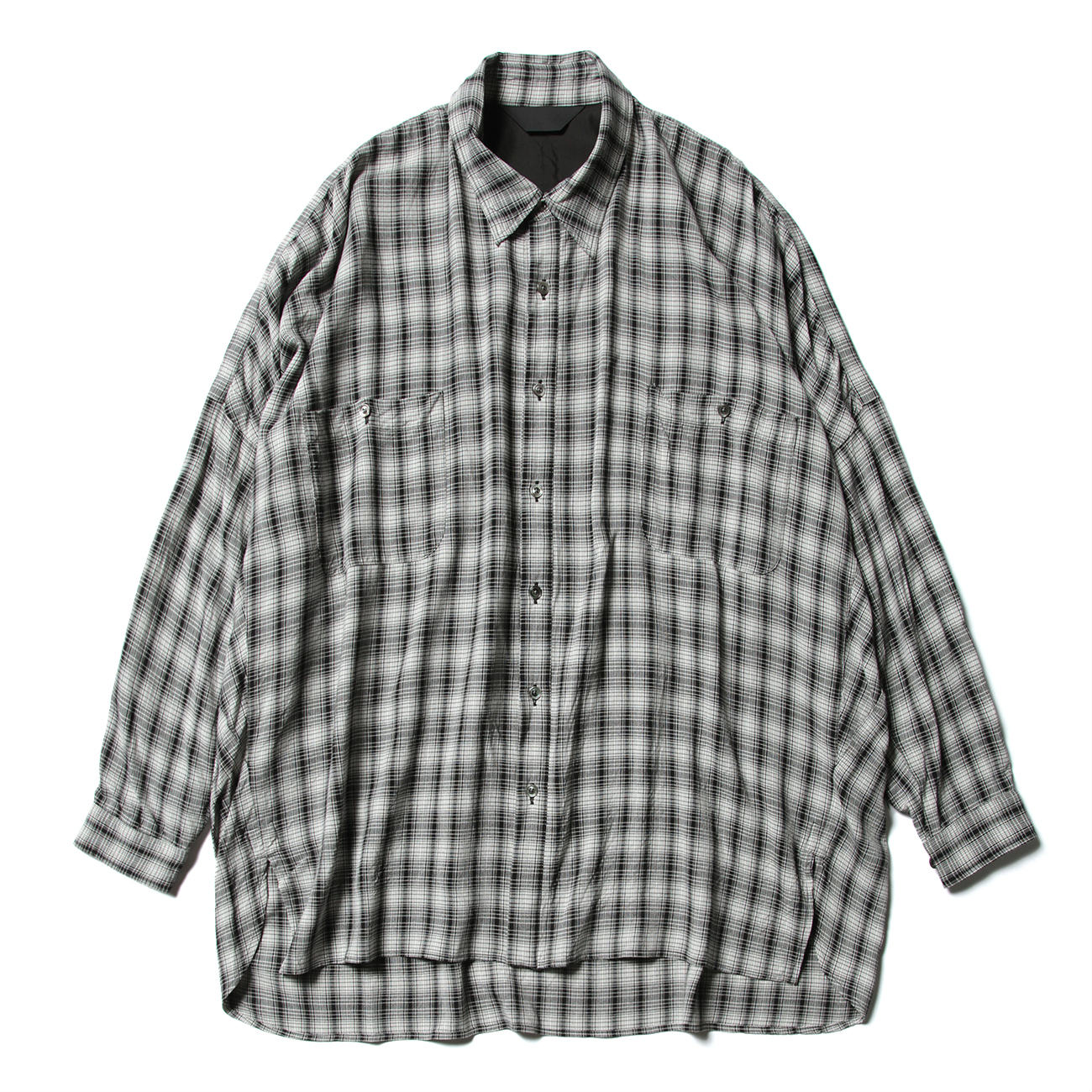 SH-1 DRAPE SHIRT - Check