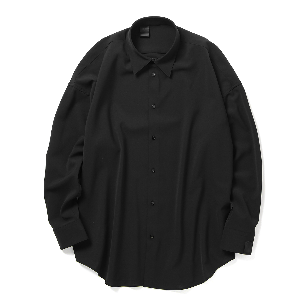 2241-SH07-006-peg DRESS SHIRT - Black