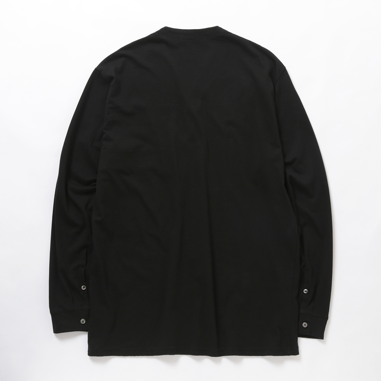 ESSAY / エッセイ | SH-2 HENRY JERSEY SHIRT - Black | 通販 ESSAY / エッセイ | SH-2 HENRY JERSEY SHIRT - Black | 通販