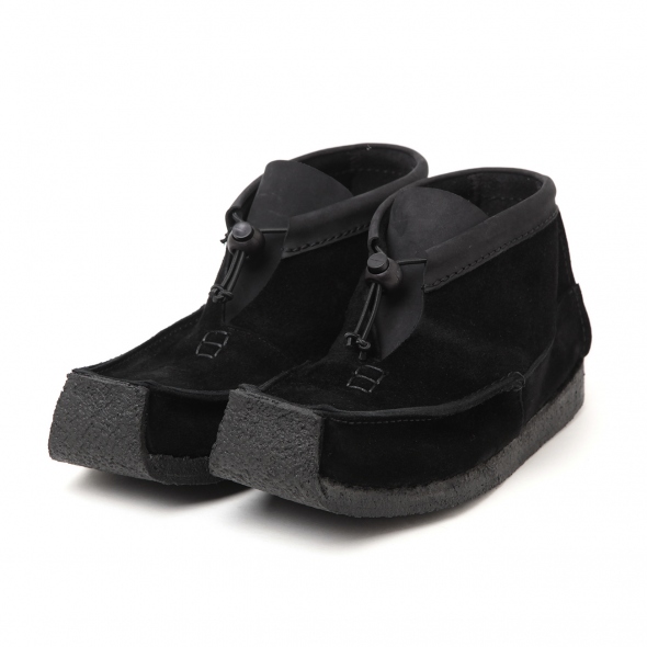 WOBURN WALK スエード　モカシン　NEPENTHES 40　ブラック WOBURN WALK / ウォーボン ウォーク | QR Moccasin - High - Black