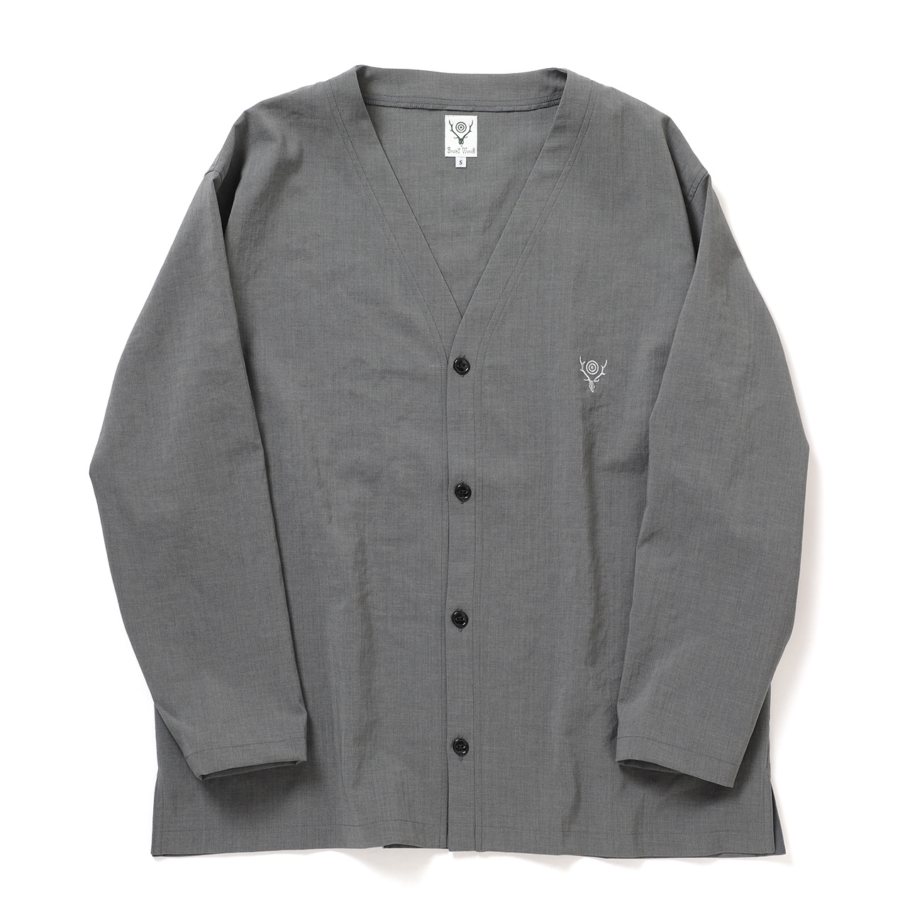 South2 West8 / サウスツーウエストエイト | V-Neck Cardigan - Poly South2 West8 / サウスツーウエストエイト | V-Neck Cardigan - Poly