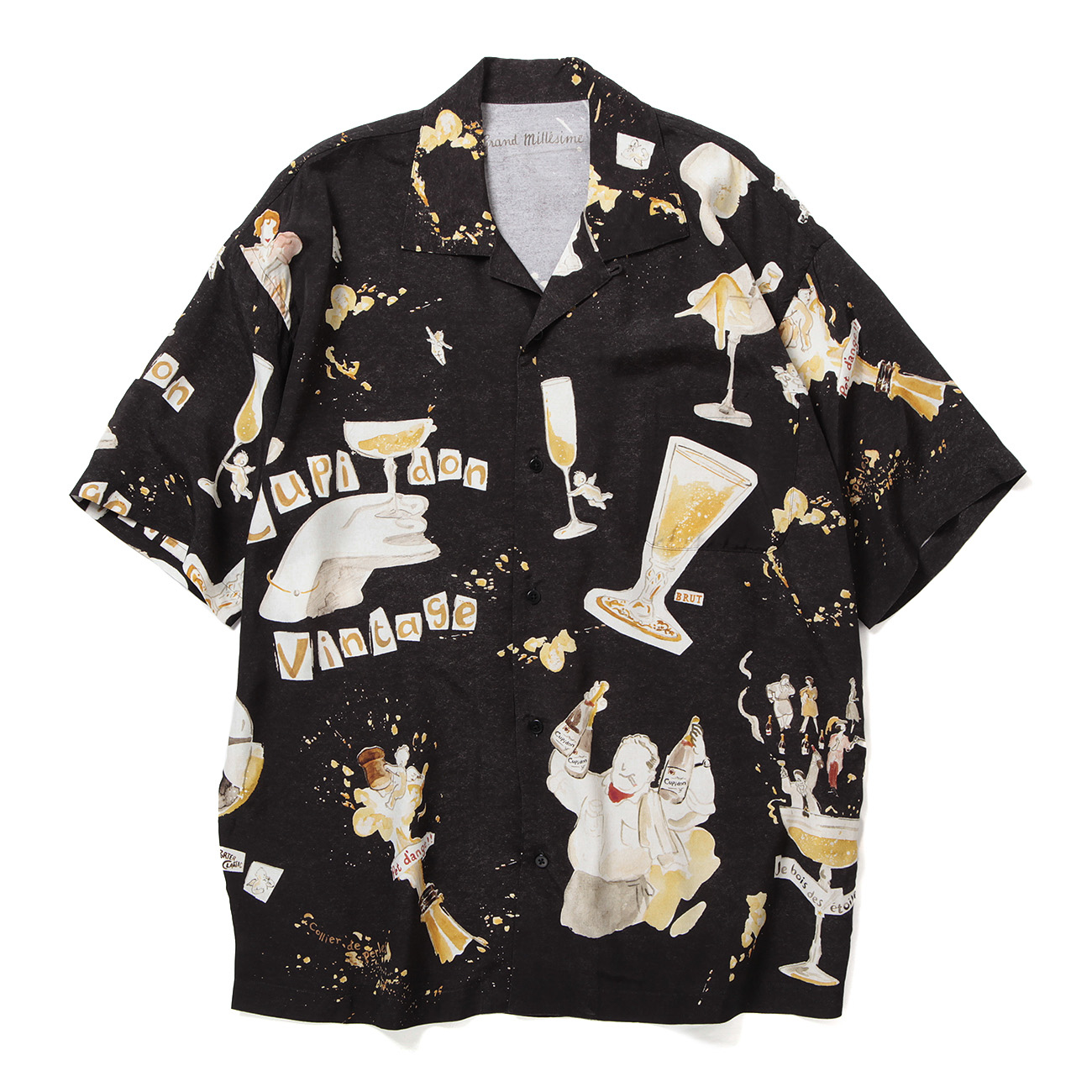 ALOHA SHIRT CUPIDON - Black