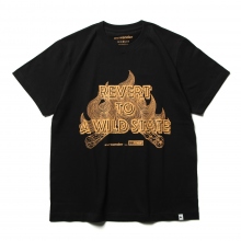 and wander / アンドワンダー | GRIP SWANY x and wander printed T - Black