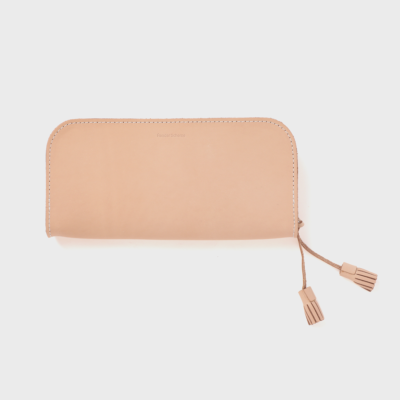 Hender Scheme / エンダースキーマ | zip pen case - Natural × White