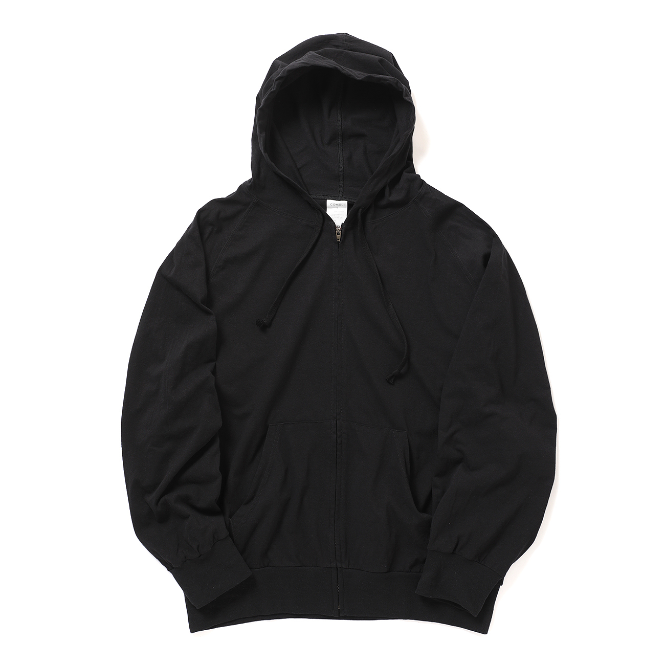 COMOLI / コモリ | ジャージ ジップパーカ - Black | 通販 - 正規取扱