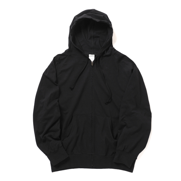 COMOLI / コモリ | ジャージ ジップパーカ - Black | 通販 - 正規取扱