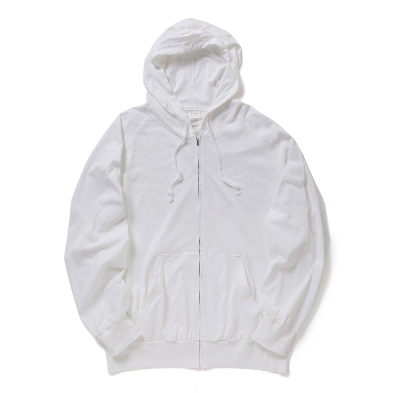 COMOLI / コモリ | ジャージ ジップパーカ - White | 通販 - 正規取扱
