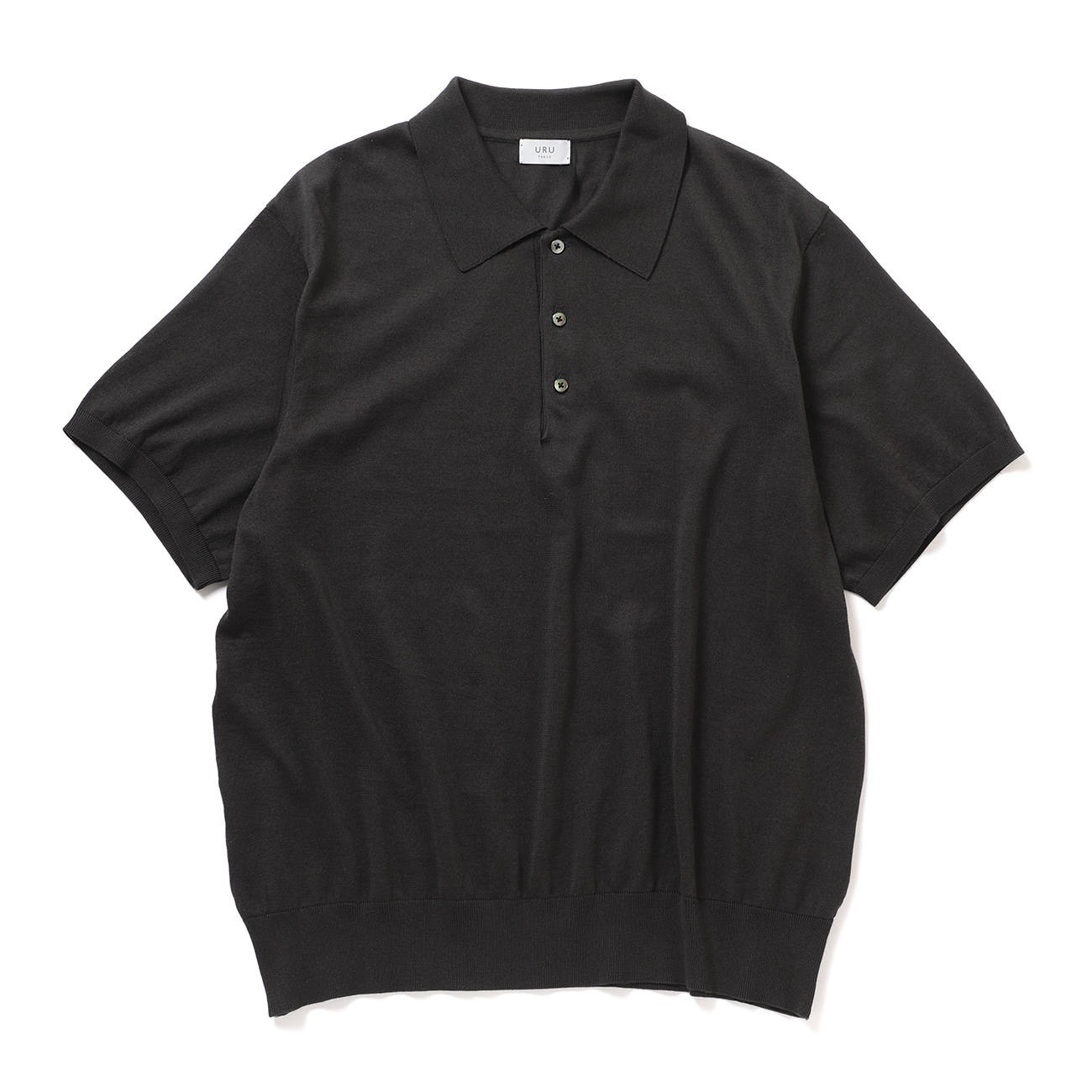 URU / ウル | KNIT POLO - D.Charcoal | 通販 - 正規取扱店 | COLLECT