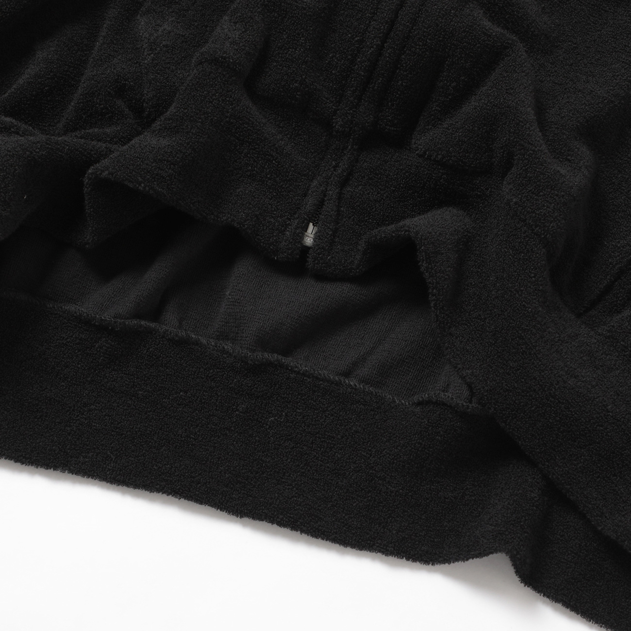 COMOLI / コモリ | パイル ジップパーカ - Black | 通販 - 正規取扱店 