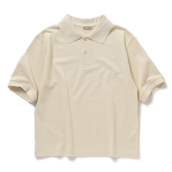 AURALEE オーラリー SHORT POLO ポロシャツ オーラリー ポロシャツ GAUZE SHORT POLO A24SP02RB レディース